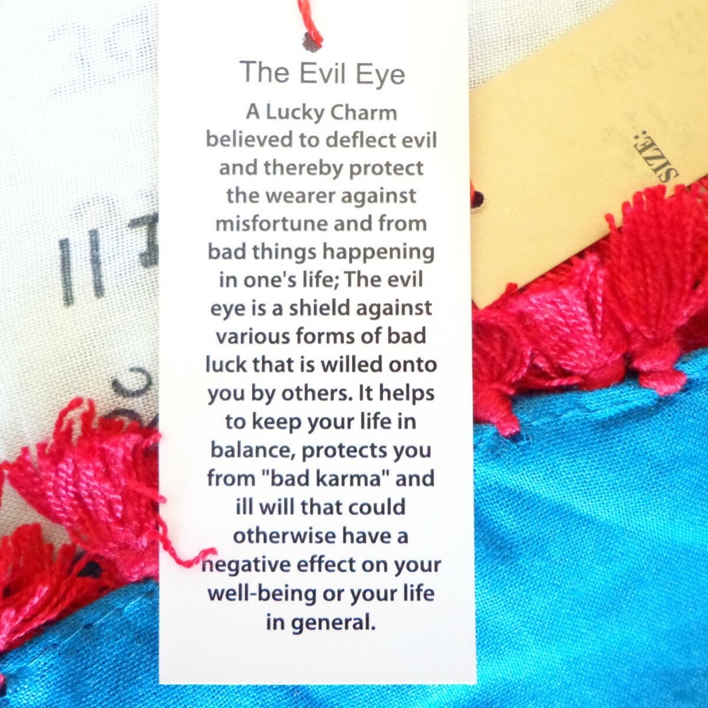 SIR ALISTAIR RAI Evil Blue Eye Lucky Charm NWT - Picture 6 of 11